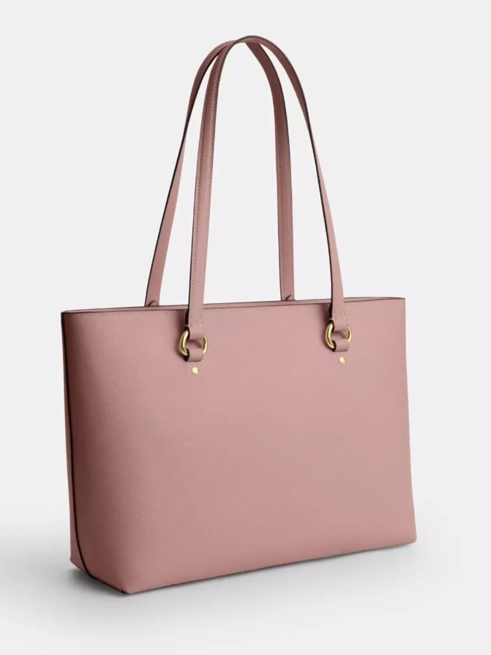 Coach CCD71 Station Crossgrain Leather Tote Bag in Carnation *SEALED*